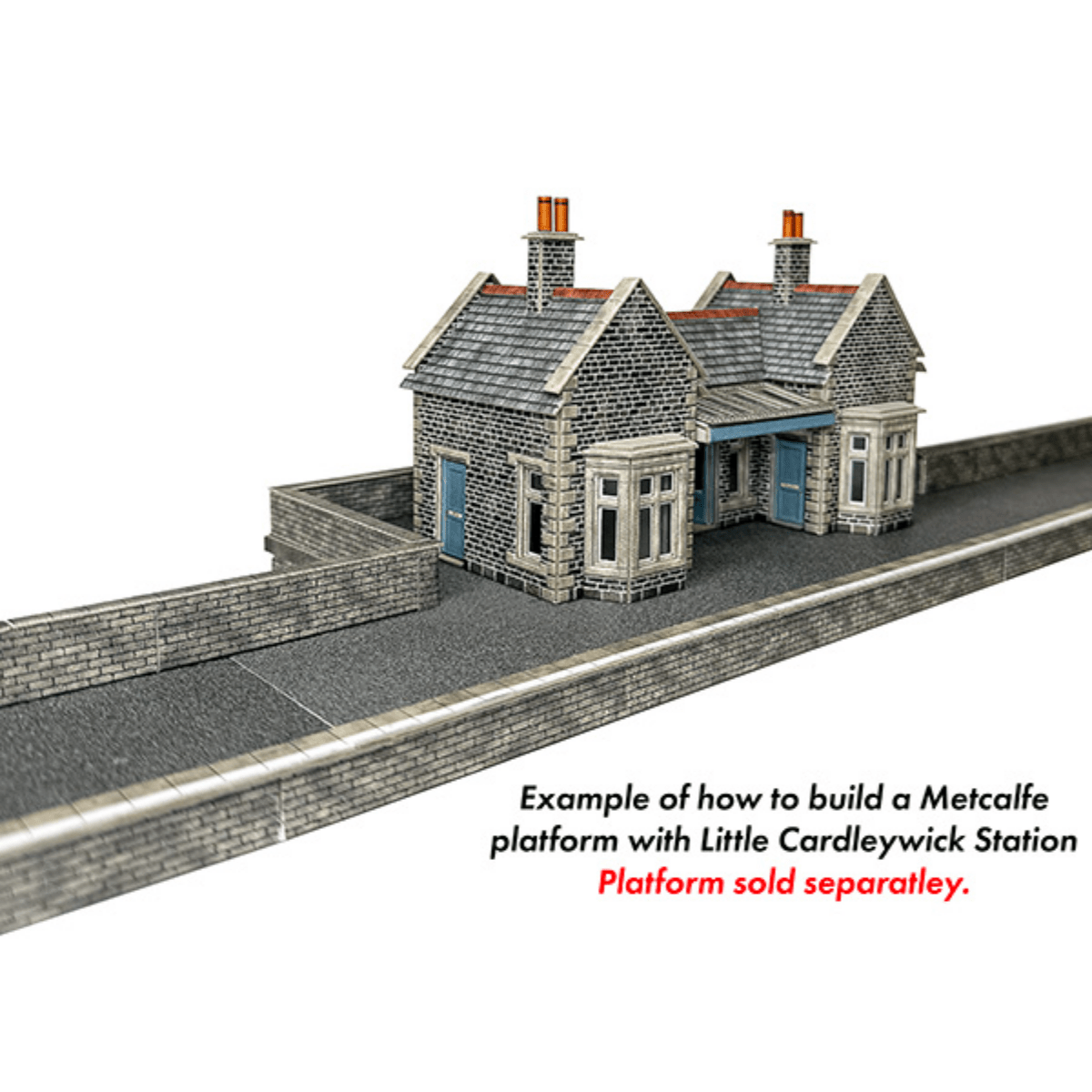 Metcalfe PN915 Little Cardleywick Station Card Kit - N Gauge - Phillips Hobbies