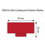 Metcalfe PN916 Little Cardleywick Station Shelter Card Kit - N Gauge - Phillips Hobbies