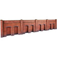 Metcalfe PO244 Retaining Wall in Red Brick - 00/H0 Scale - Phillips Hobbies