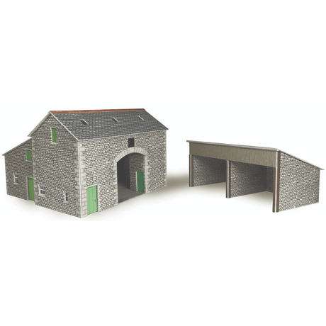 Metcalfe PO251 Manor Farm Barn Card Kit - OO Gauge - Phillips Hobbies