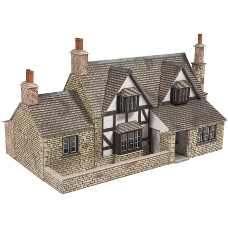 Metcalfe PO267 Town End Cottage Card Kit - OO Gauge - Phillips Hobbies