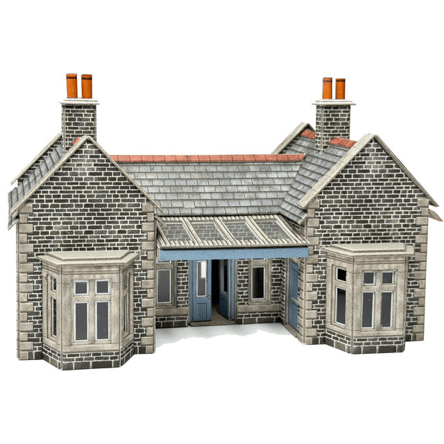 Metcalfe PO315 Little Cardleywick Station Card Kit - OO Gauge - Phillips Hobbies