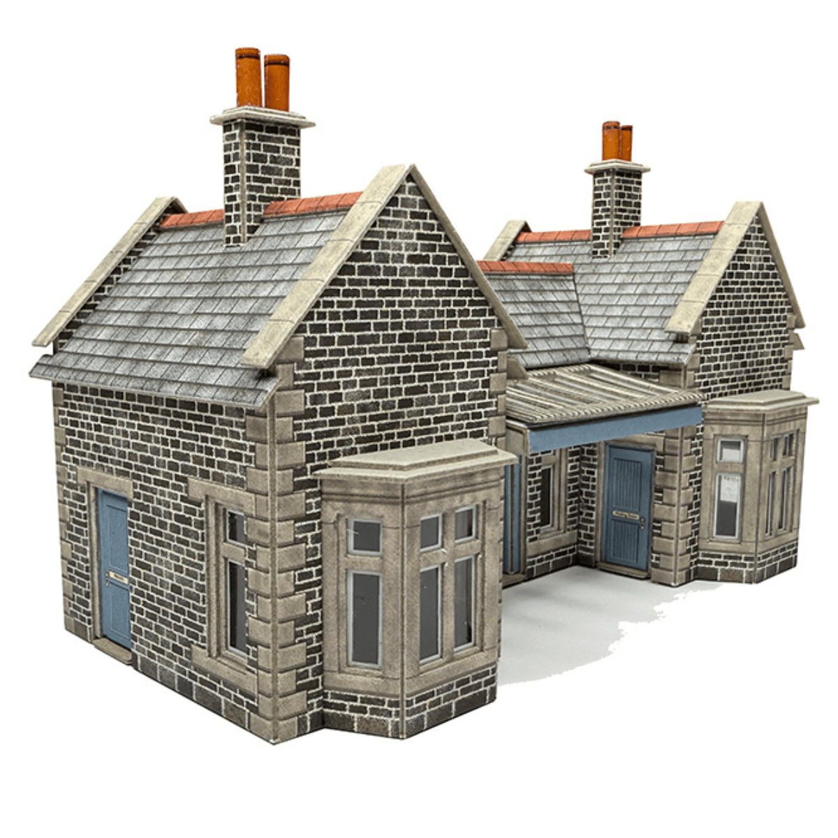 Metcalfe PO315 Little Cardleywick Station Card Kit - OO Gauge - Phillips Hobbies