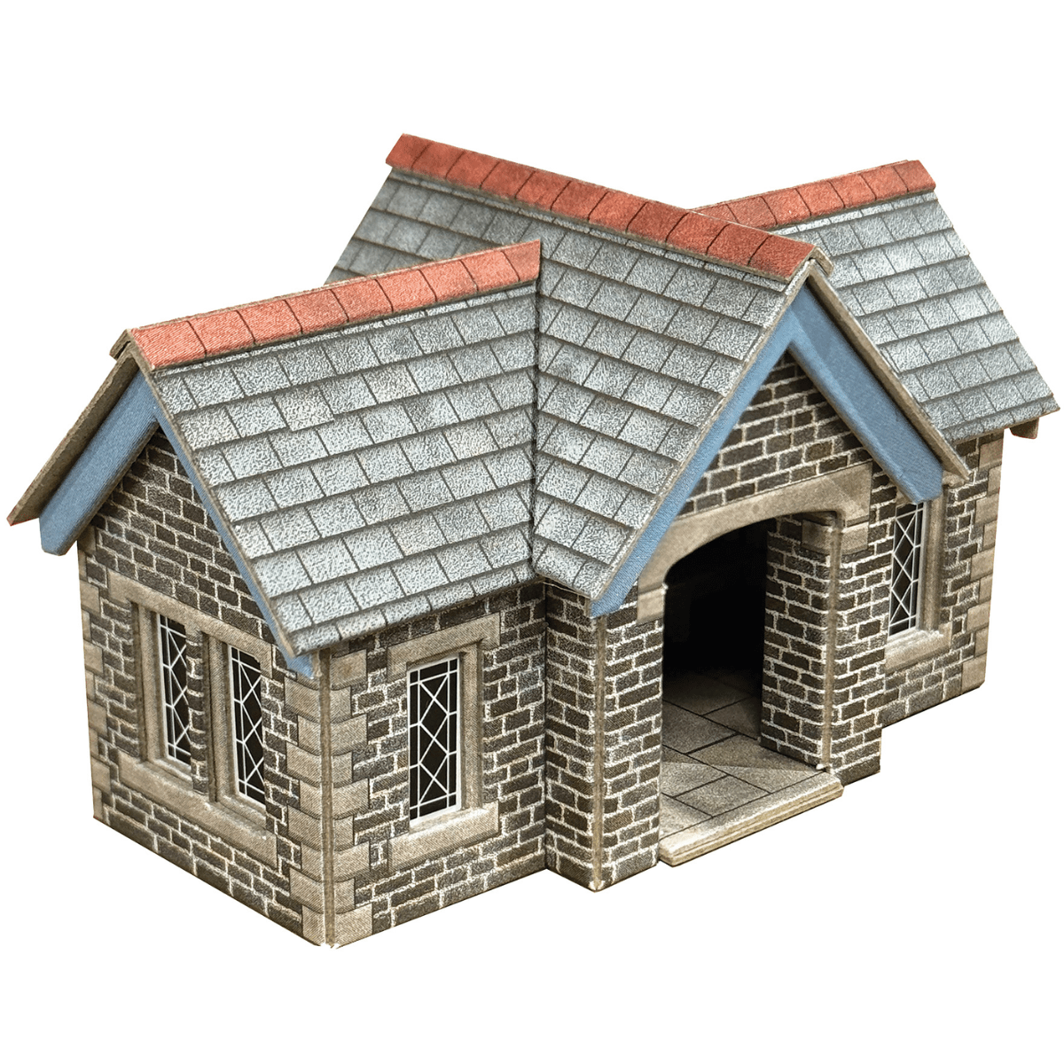 Metcalfe PO316 Little Cardleywick Station Shelter Card Kit - OO Gauge - Phillips Hobbies