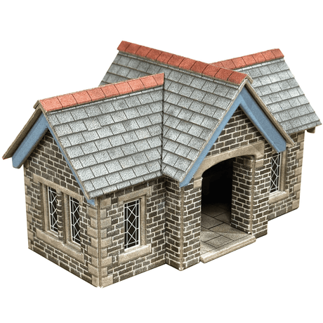 Metcalfe PO316 Little Cardleywick Station Shelter Card Kit - OO Gauge - Phillips Hobbies
