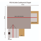 Metcalfe PO318 Little Cardleywick Chapel Card Kit - OO Gauge - Phillips Hobbies