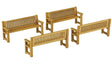 Metcalfe PO503 Park Benches Card Kit - 00/H0 Gauge - Phillips Hobbies