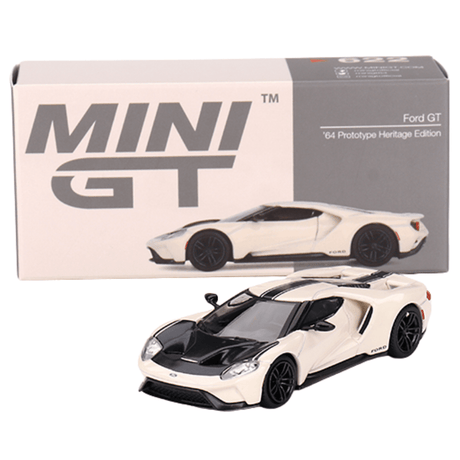 Mini GT Ford GT ’64 Prototype Heritage Edition (LHD) - 1:64 Scale - Phillips Hobbies