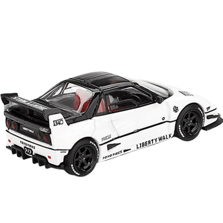 Mini GT Mazda AZ - 1 Liberty Walk LB40 White 2024 Tokyo Auto Salon (RHD) - 1:64 Scale - Phillips Hobbies