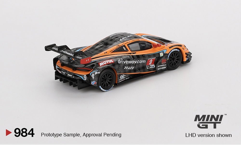 Mini GT McLaren 720S GT3 Evo Pfaff Motorsports 2024 IMSA Daytona 24 Hrs (LHD) - 1:64 Scale - Phillips Hobbies