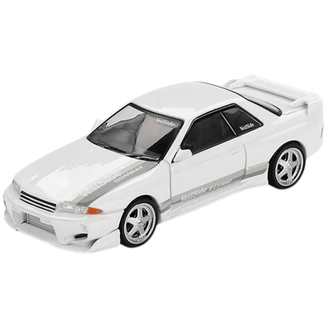 Mini GT Nissan Skyline GT - R (R32) Veilside Combat C - I White (RHD) - 1:64 Scale - Phillips Hobbies