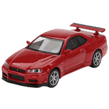 Mini GT Nissan Skyline GT - R (R34) V - Spec Active Red (RHD) - 1:64 Scale - Phillips Hobbies