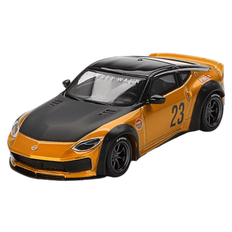 Mini GT Nissan Z LB Nation Works LB Gold (RHD) - 1:64 Scale - Phillips Hobbies