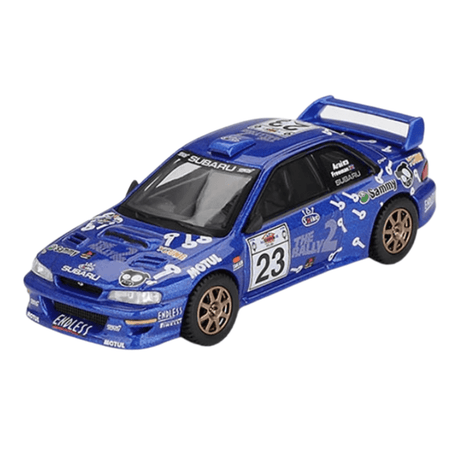 Mini GT Subaru Impreza WRC99 No.23 2000 Acropolis Rally (LHD) - 1:64 Scale - Phillips Hobbies