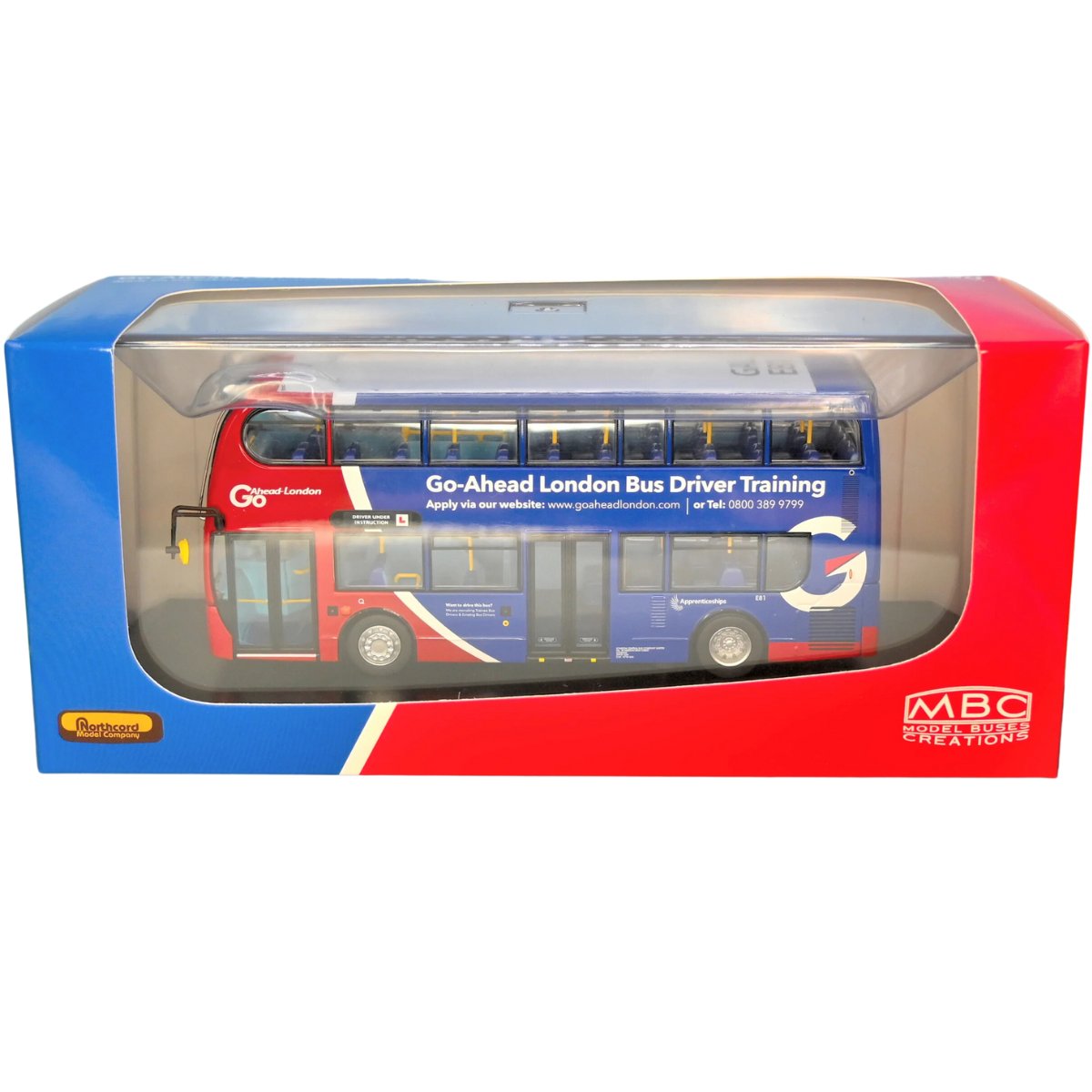 Northcord UK0072 ADL Enviro400 Go Ahead London Driver Training - MBC Commission - Phillips Hobbies