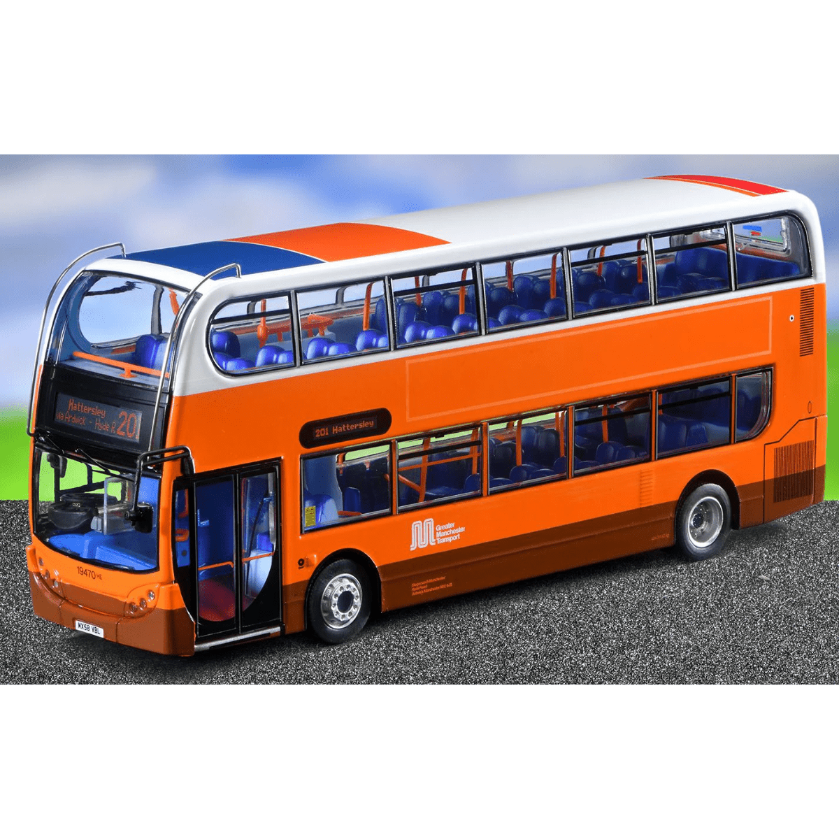 Northcord UK6207A Alexander Dennis Enviro400 Greater Manchester Transport - 1:76 Scale - Phillips Hobbies