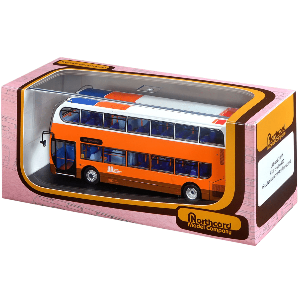 Northcord UK6207A Alexander Dennis Enviro400 Greater Manchester Transport - 1:76 Scale - Phillips Hobbies