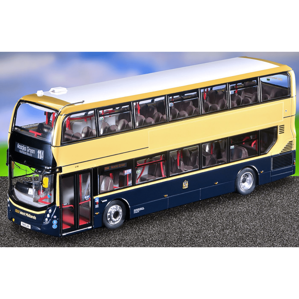 Northcord UK6546 ADL Enviro 400 National Express West Midlands Heritage Livery - 1:76 Scale - Phillips Hobbies