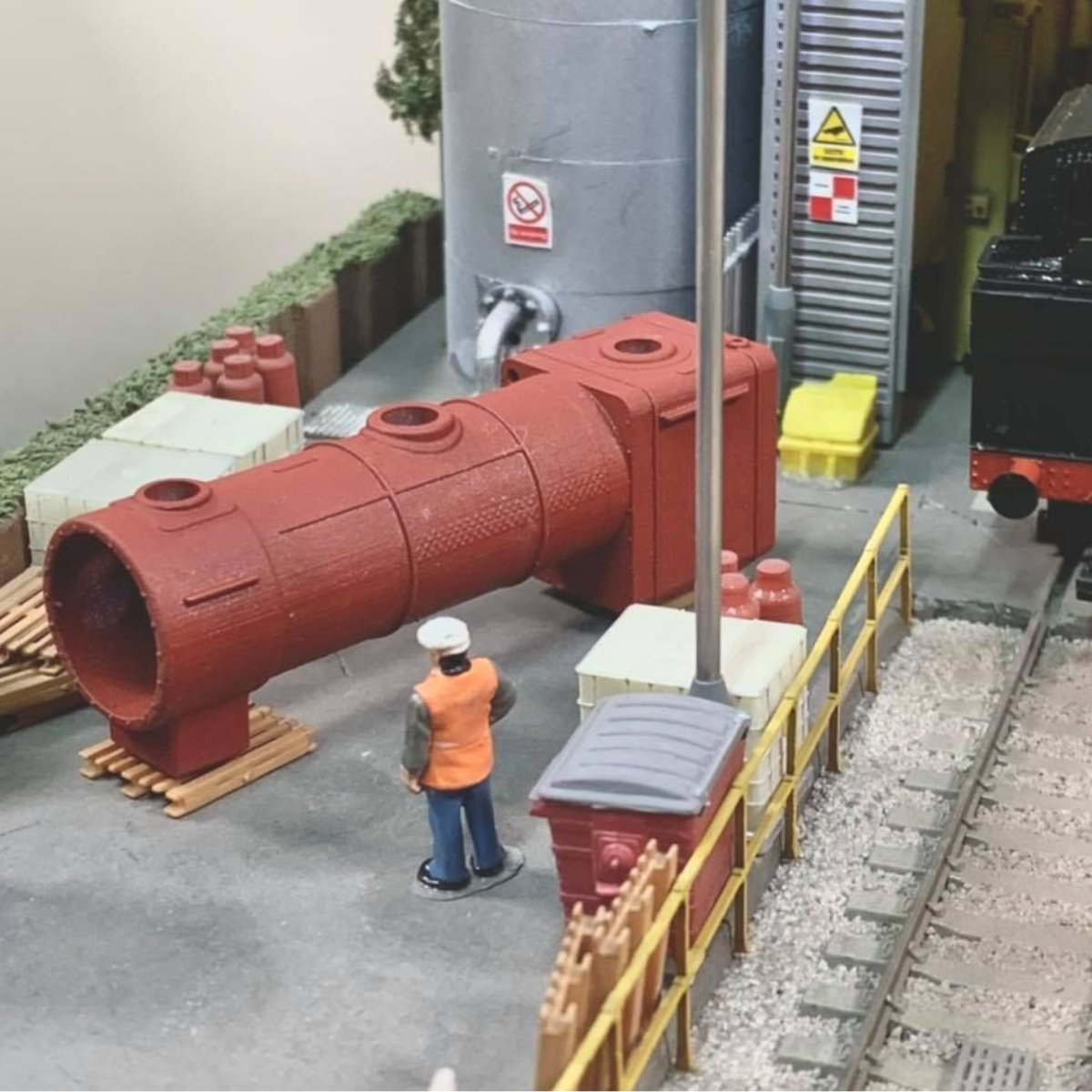 OO Gauge Steam Engine Boiler Unpainted - Rusty Rails Modelling