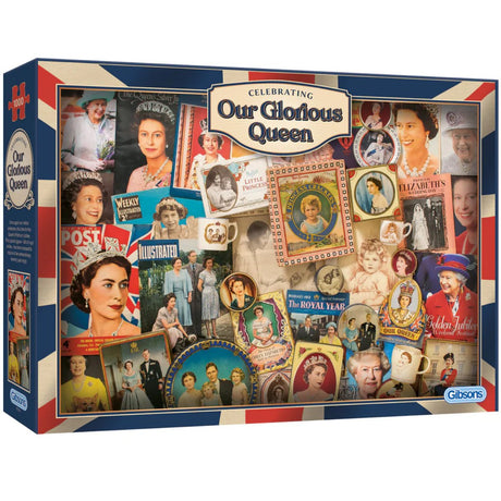 Our Glorious Queen - Gibsons 1000 Piece Jigsaw Puzzle - Phillips Hobbies