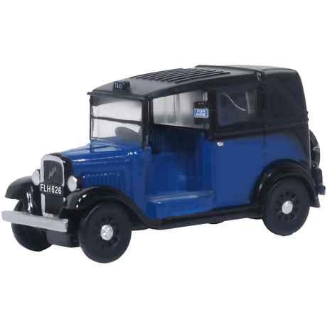 Oxford Diecast 120AT002 Austin Low Loader Taxi Oxford Blue - TT:120 Scale - Phillips Hobbies