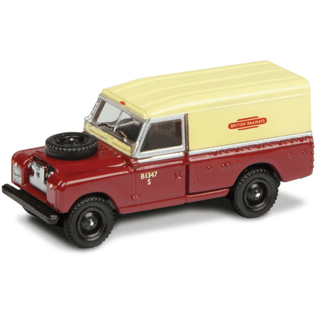 Oxford Diecast 120LAN2001 Land Rover Series 2 LWB Hard Top British Rail - TT:120 Scale - Phillips Hobbies