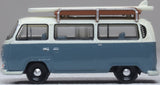 Oxford Diecast 120VW003 VW T2 Bus/Surfboards Fiord Blue/Arcona White - TT:120 Scale - Phillips Hobbies