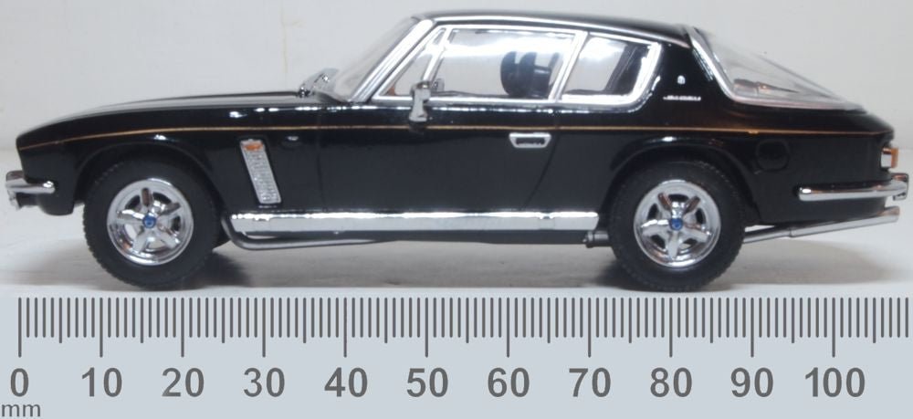 Oxford Diecast 43JI010 Jensen Interceptor MkIII Black - 1:43 Scale Model - Phillips Hobbies