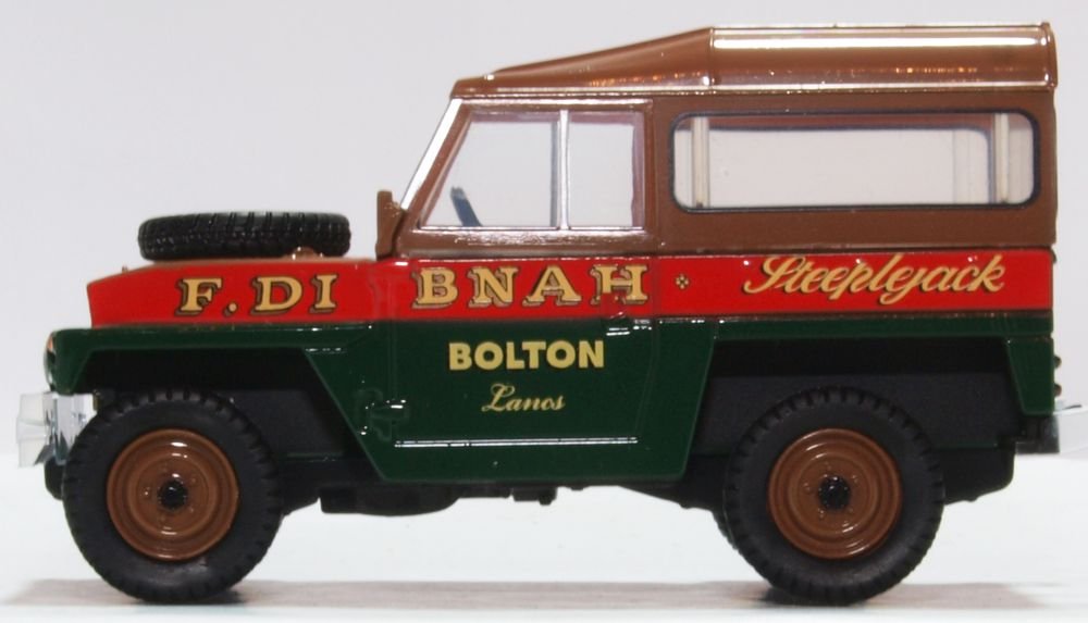 Oxford Diecast 43LRL006 Land Rover Lightweight Hard Top Fred Dibnah - 1:43 Scale - Phillips Hobbies