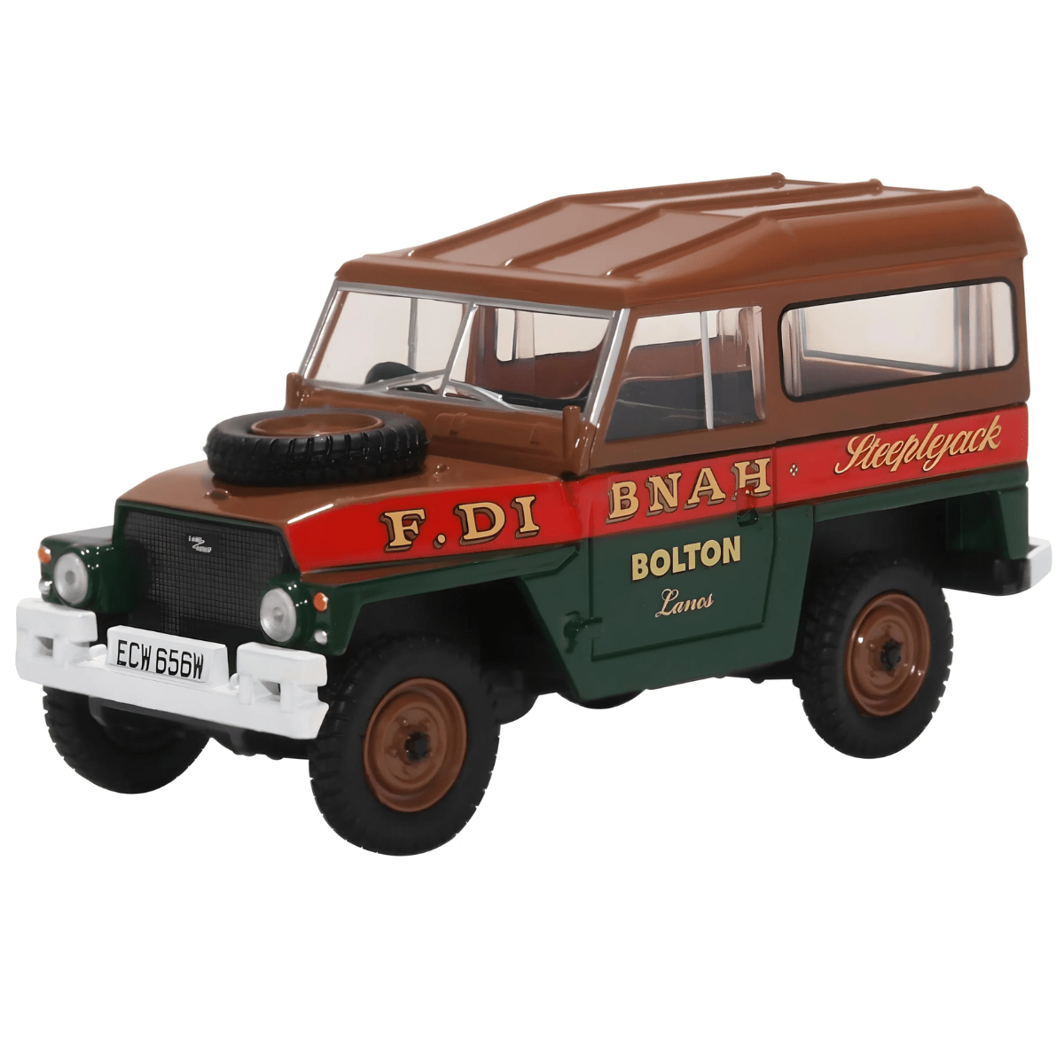 Oxford Diecast 43LRL006 Land Rover Lightweight Hard Top Fred Dibnah - 1:43 Scale - Phillips Hobbies