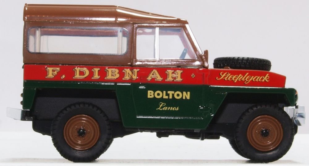 Oxford Diecast 43LRL006 Land Rover Lightweight Hard Top Fred Dibnah - 1:43 Scale - Phillips Hobbies