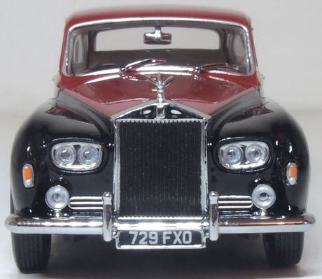 Oxford Diecast 43RRP5004 Rolls Royce Phantom V James Young Claret/Black - 1:43 Scale Model - Phillips Hobbies