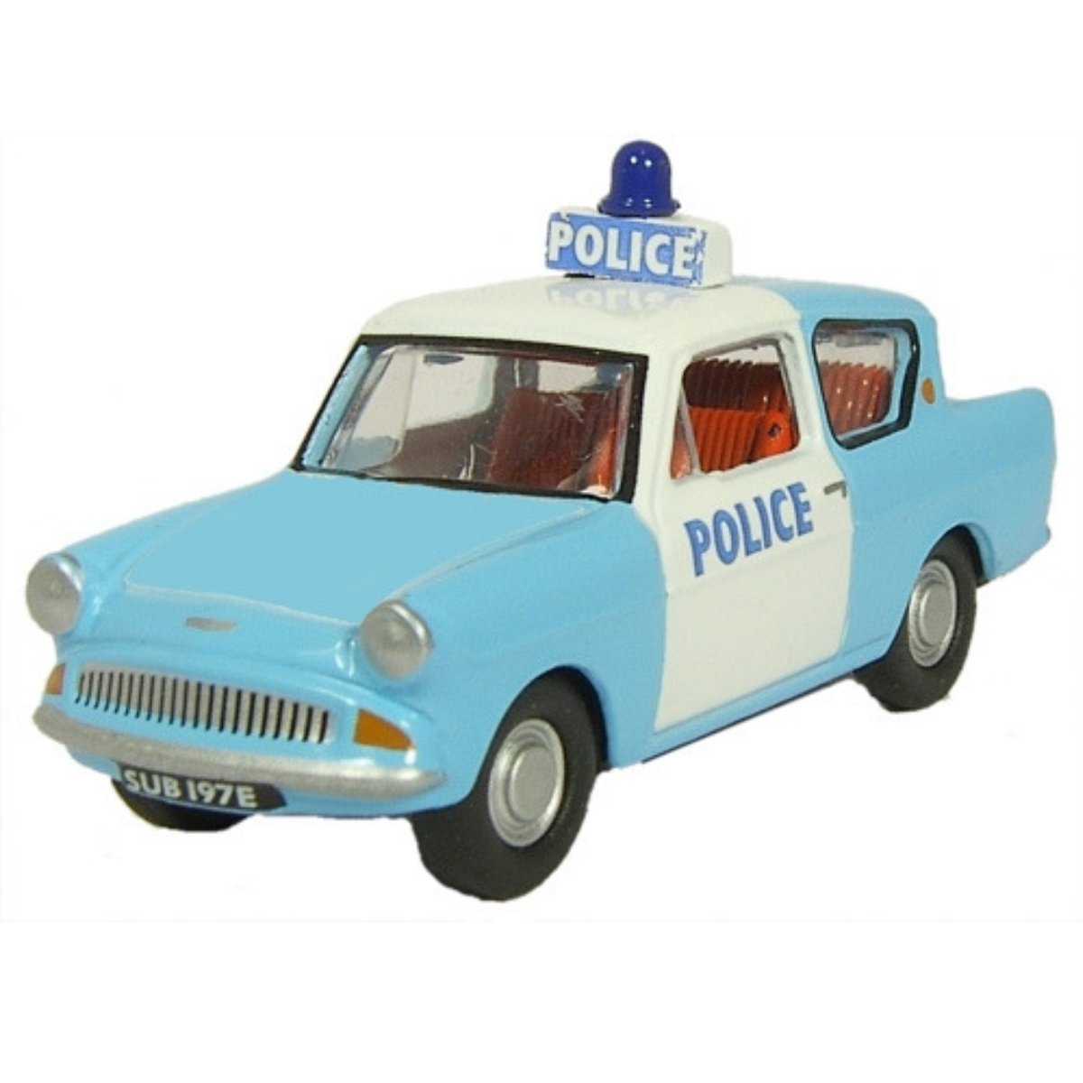 Oxford Diecast 76105003 Ford Anglia - Police Panda - Phillips Hobbies