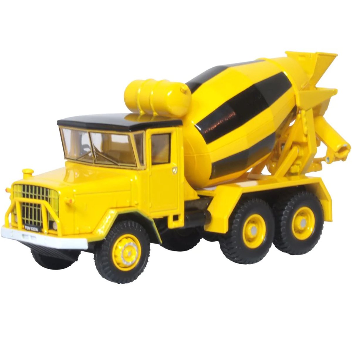 Oxford Diecast 76ACM002 Yellow and Black AEC 690 Cement Mixer - Phillips Hobbies
