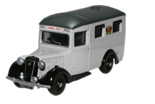 Oxford Diecast 76AMB003 Austin 18 Ambulance Carlisle - 1:76 Scale - Phillips Hobbies