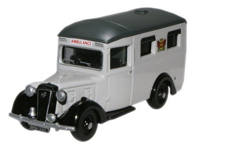Oxford Diecast 76AMB003 Austin 18 Ambulance Carlisle - 1:76 Scale - Phillips Hobbies