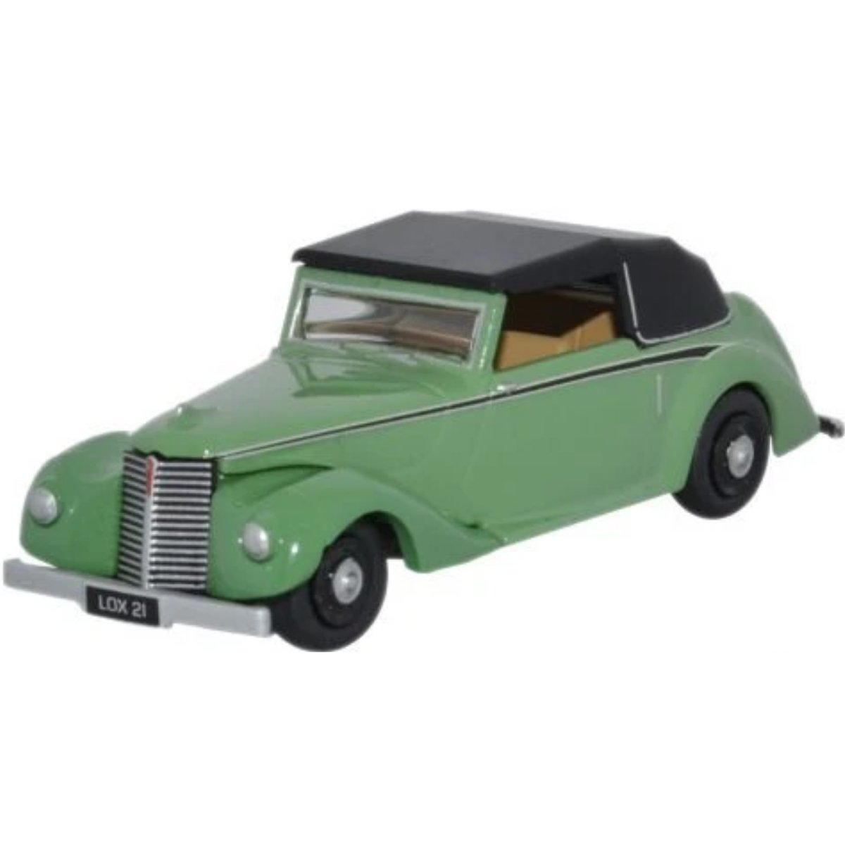 Oxford Diecast 76ASH002 Armstrong Siddeley Hurricane Closed Green - Phillips Hobbies