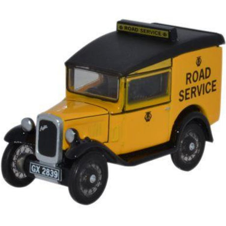 Oxford Diecast 76ASV002 Austin Seven RN Van AA - Phillips Hobbies