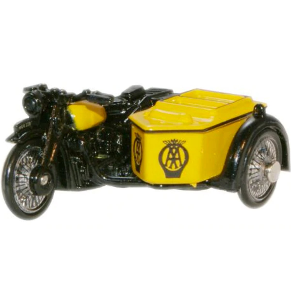 Oxford Diecast 76BSA001 AA Motorcycle & Sidecar - Phillips Hobbies