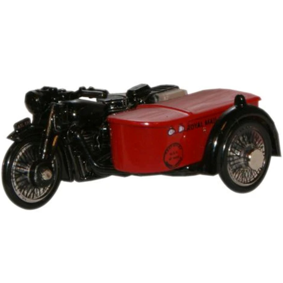 Oxford Diecast 76BSA003 Royal Mail Motorcycle & Sidecar - Phillips Hobbies
