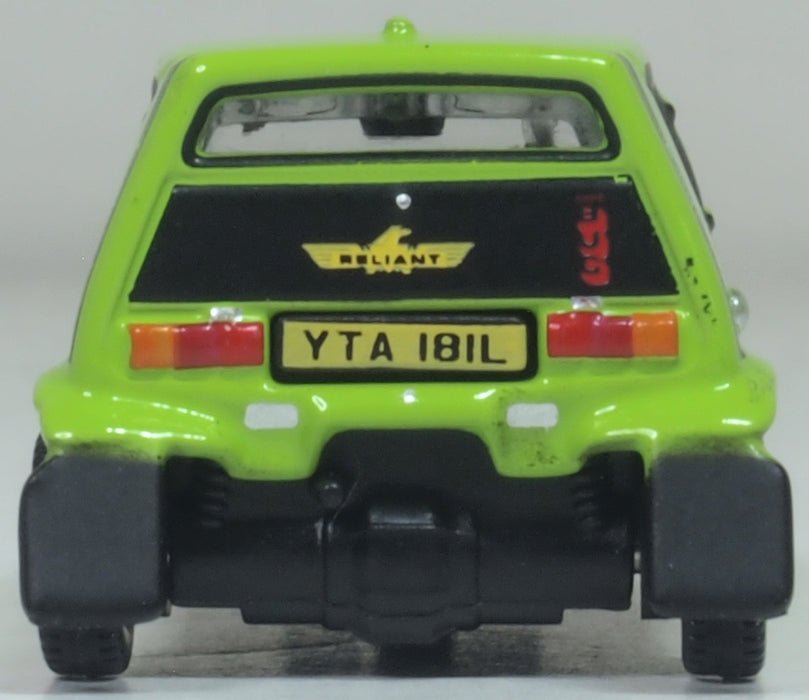 Oxford Diecast 76BUG003 Bond Bug Lime Green - 1:76 Scale - Phillips Hobbies