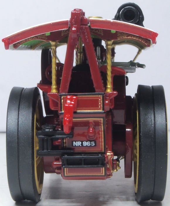 Oxford Diecast 76BUR007 Burrell Scenic Showmans Loco Winston Churchill - 1:76 Scale - Phillips Hobbies