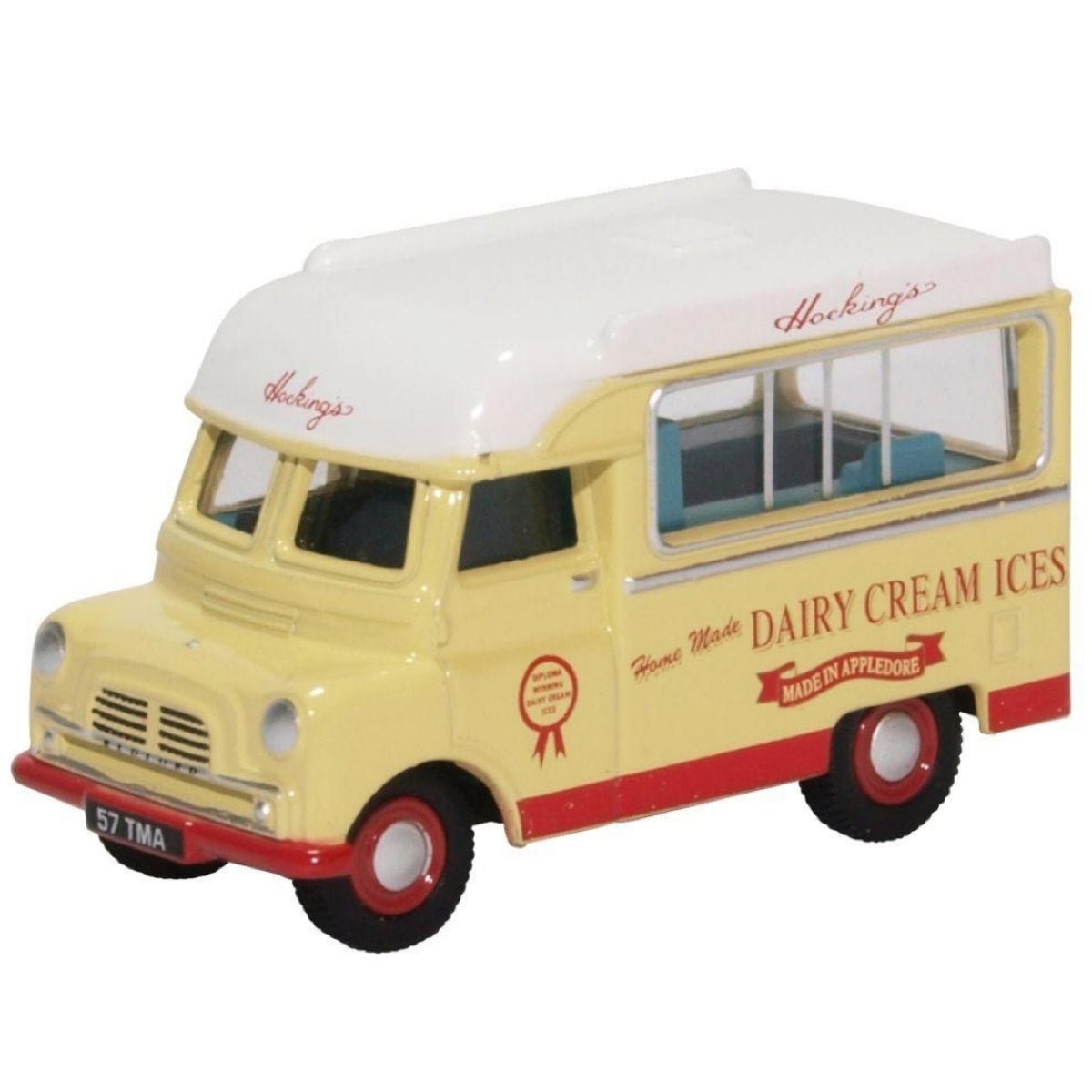 Oxford Diecast 76CA030 Bedford CA Ice Cream Hockings - Phillips Hobbies