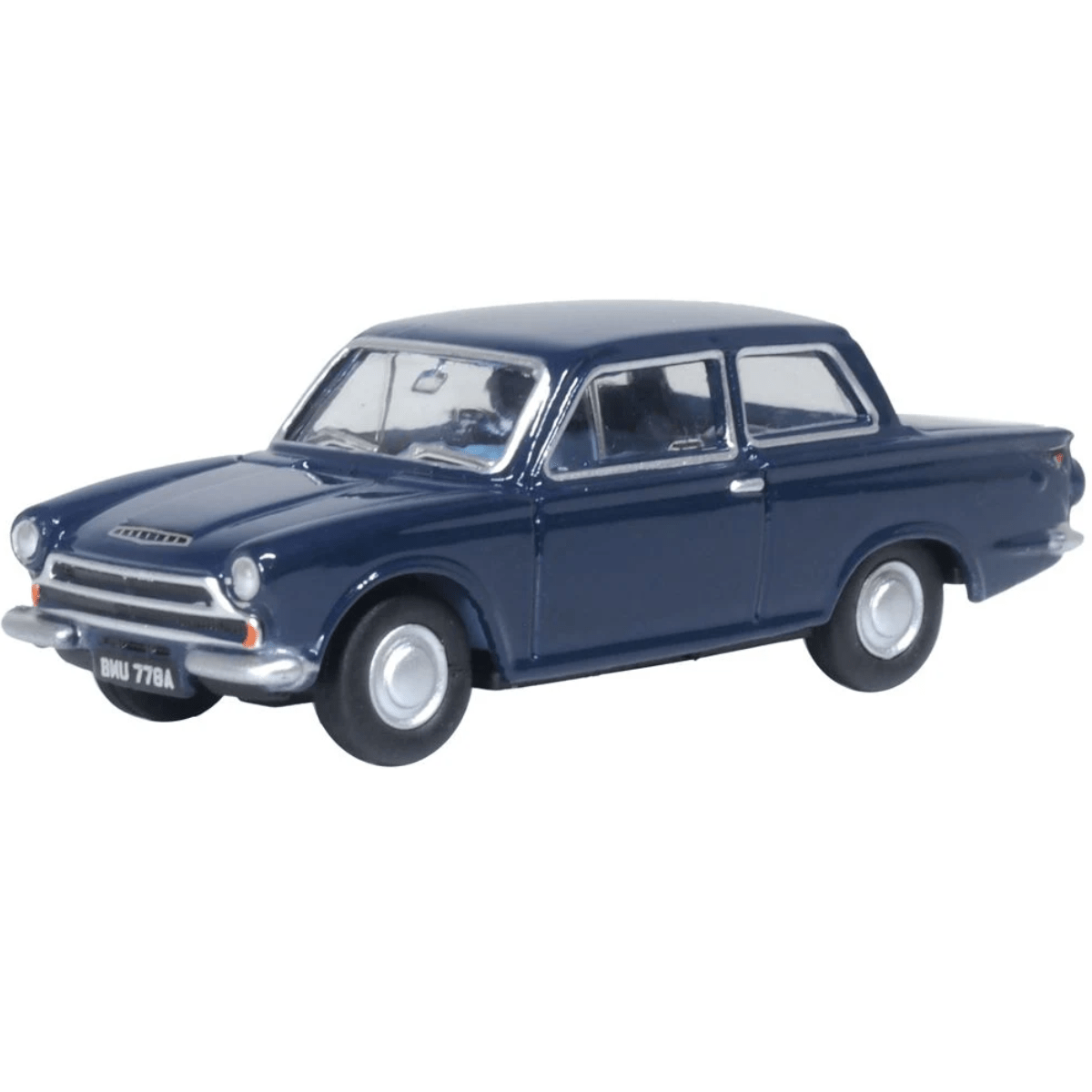 Oxford Diecast 76COR1010 Ford Cortina MK1 Anchor Blue - 1:76 Scale - Phillips Hobbies