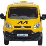 Oxford Diecast 76CUS001 Ford Transit Custom AA - 1:76 Scale Model