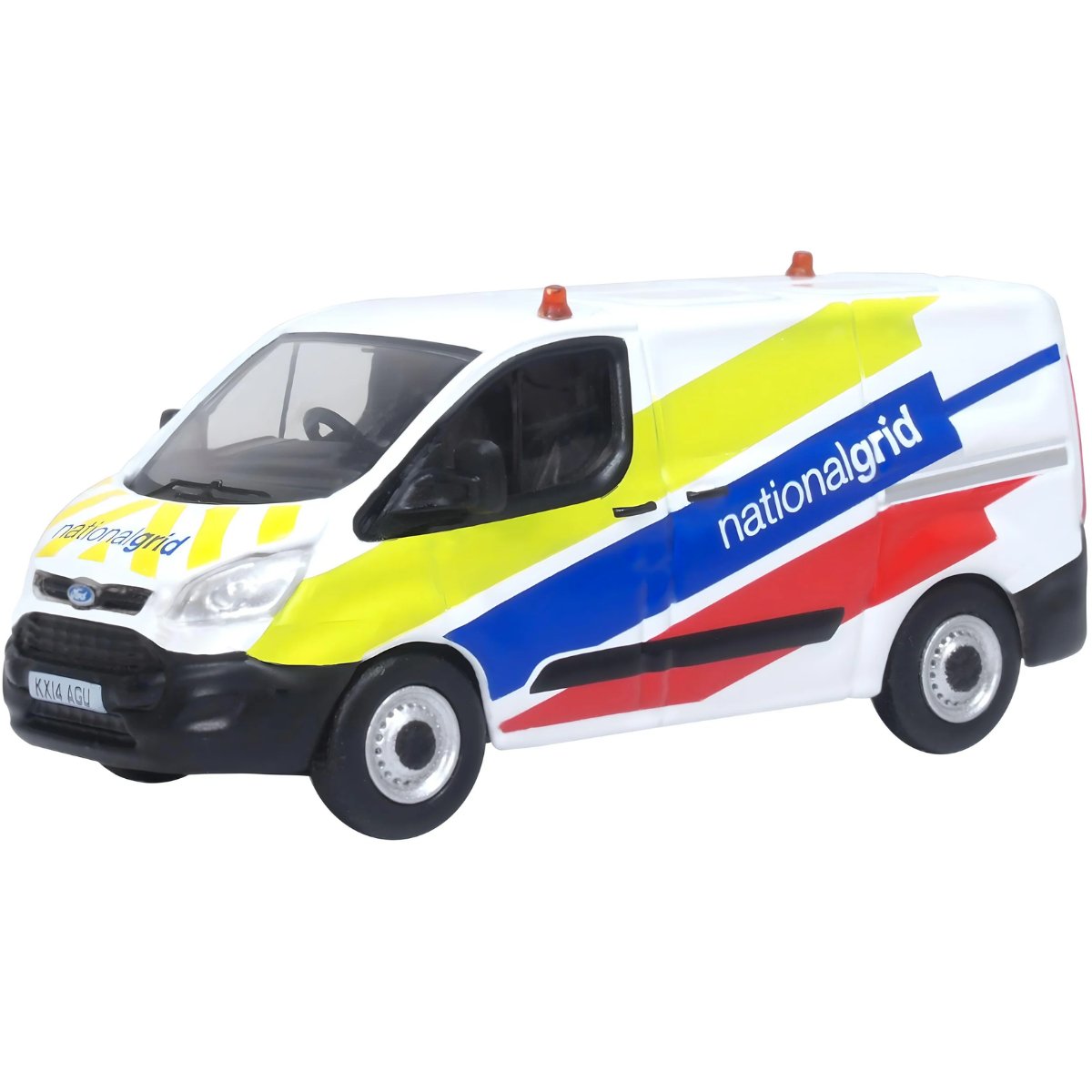 Oxford Diecast 76CUS004 Ford Transit Custom National Grid - 1:76 Scale Model
