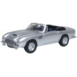 Oxford Diecast 76DB6002 Aston Martin DB6 MkII Volante Silver Birch - 1:76 Scale - Phillips Hobbies