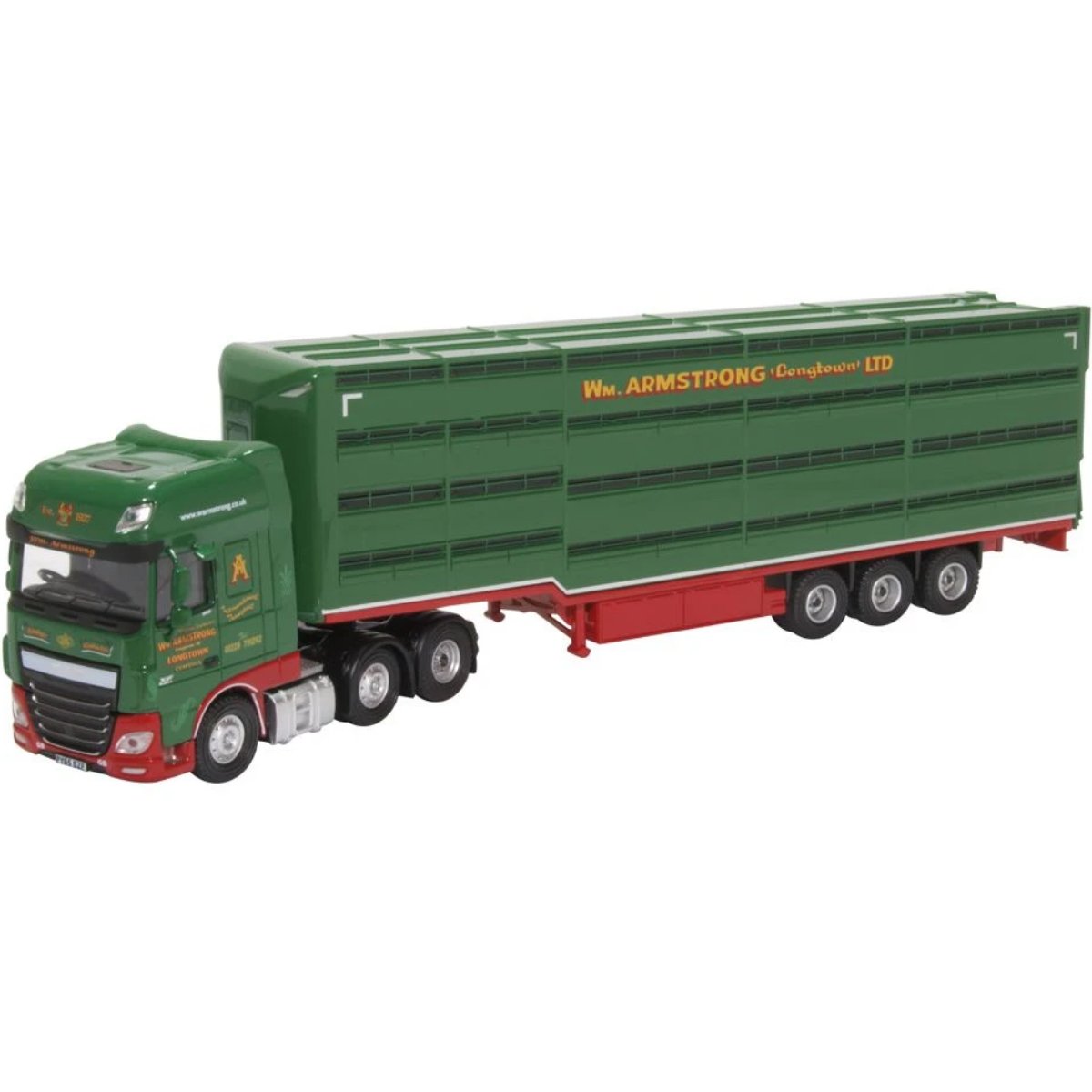 Oxford Diecast 76DXF003 DAF XF Houghton Parkhouse William Armstrong Livestock - 1:76 Scale Model