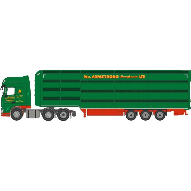 Oxford Diecast 76DXF003 DAF XF Houghton Parkhouse William Armstrong Livestock - 1:76 Scale Model