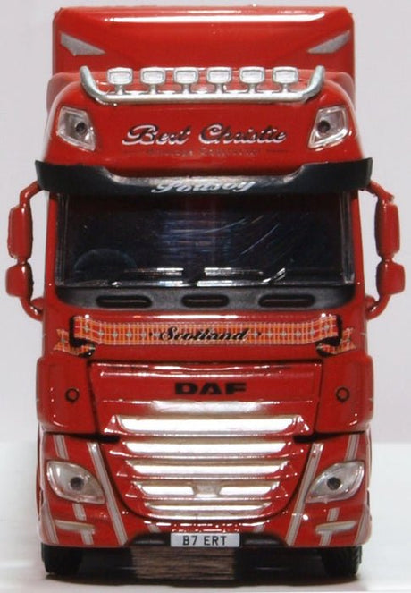 Oxford Diecast 76DXF005 DAF XF Euro 6 Houghton Parkhouse Livestock Transporter Bert Christie - 1:76 Scale - Phillips Hobbies